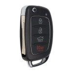 2015-2017 Hyundai Sonata / 4-Button Flip Key / PN: 95430-C1010 / TQ8-RKE-4F16 (AFTERMARKET)